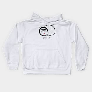 Good Luck Pig Kids Hoodie